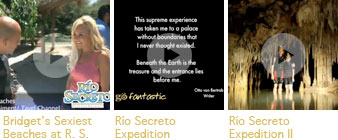 rio secreto video gallery